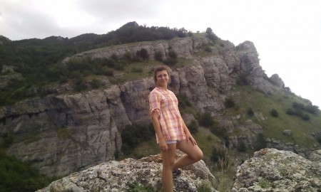 Гора Демерджи - между Алуштой и Симферополем.